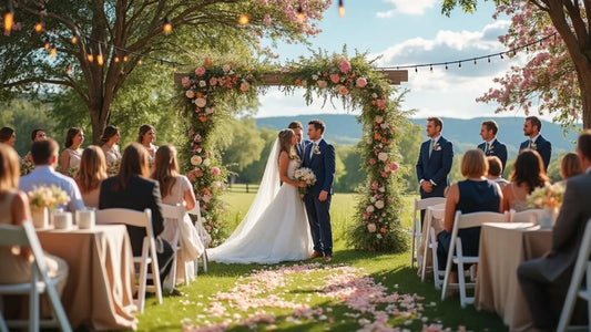 Découvrez toutes nos inspirations et conseils pour organiser un mariage champêtre inoubliable : décoration, tenues, idées originales et astuces pour un jour parfait en pleine nature.