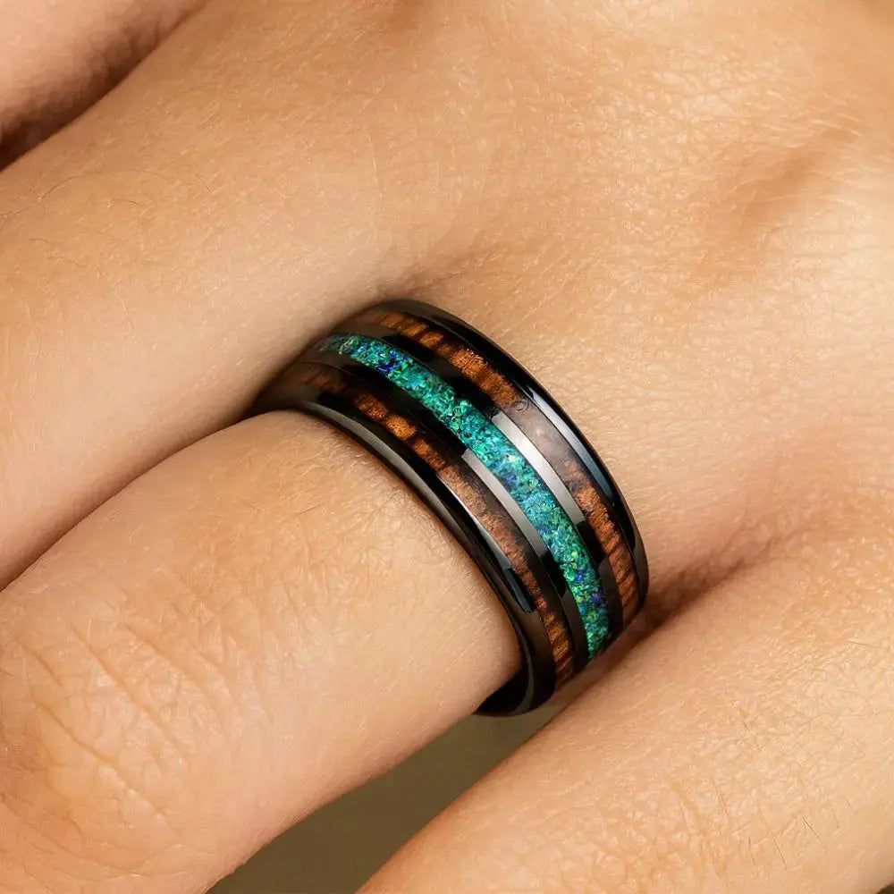 Bague en Bois Élégance Charme Bois