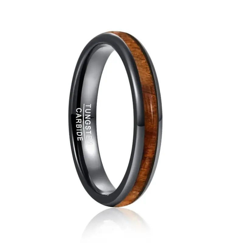 Bague en Bois Femme Sylvara Noire Charme Bois