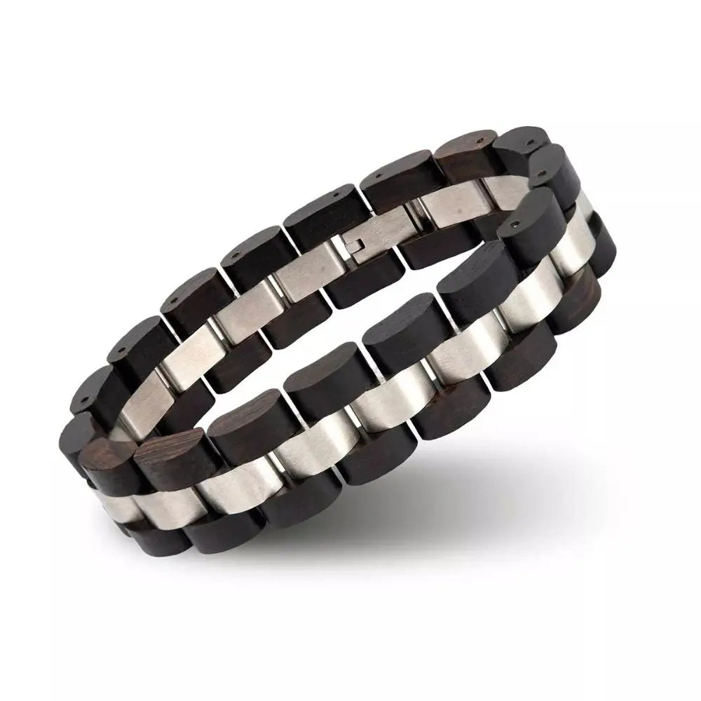 Bracelet en Bois - Pairie Ébène Boutique Charme Bois