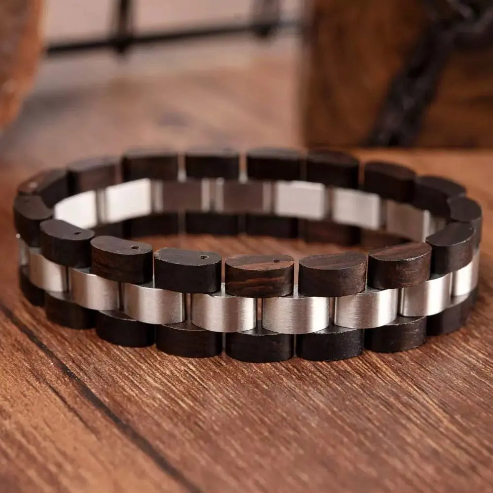 Bracelet en Bois - Pairie Ébène Boutique Charme Bois