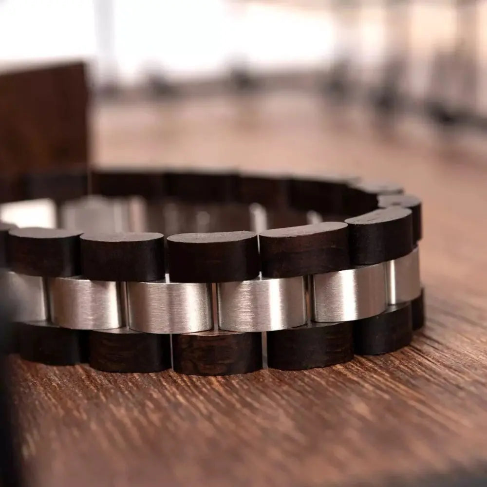 Bracelet en Bois - Pairie Ébène Boutique Charme Bois