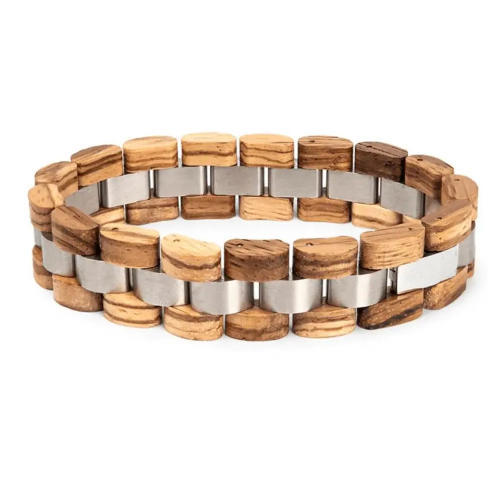 Bracelet en Bois - Pairie Zebrano Boutique Charme Bois