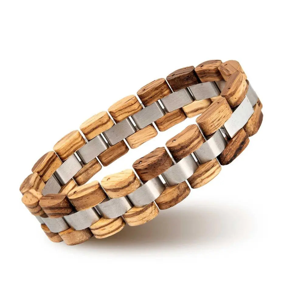 Bracelet en Bois - Pairie Zebrano Boutique Charme Bois