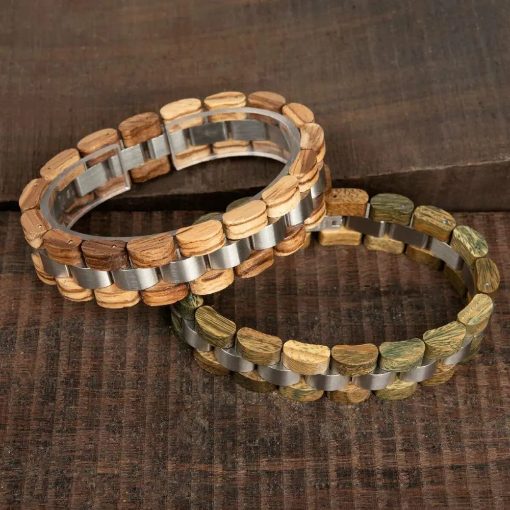 Bracelet en Bois - Pairie Zebrano Boutique Charme Bois