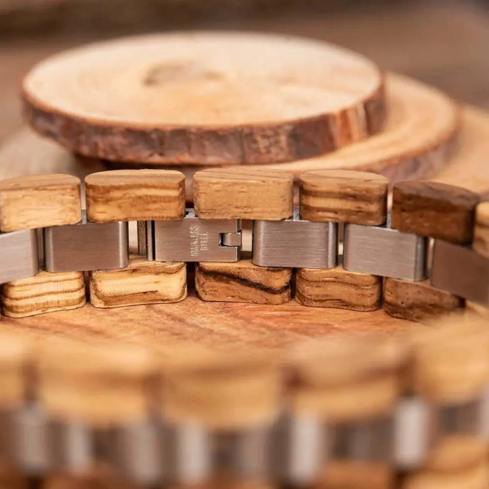 Bracelet en Bois - Pairie Zebrano Boutique Charme Bois