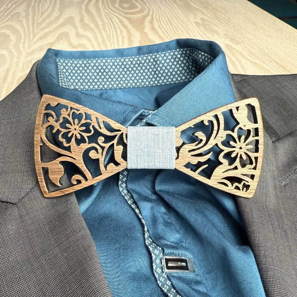 Coffret Noeud Papillon Bois - Éclat Sauvage Charme Bois