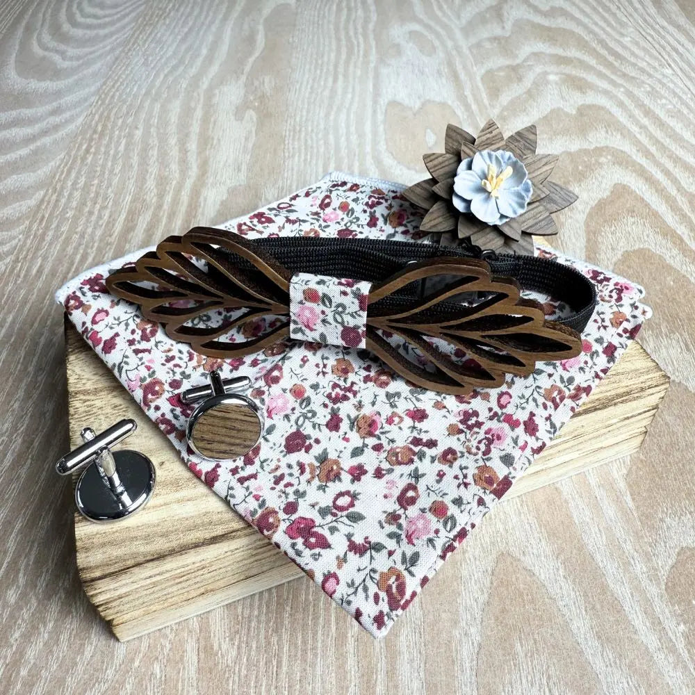 Coffret Noeud Papillon Bois - Épure Charme Bois