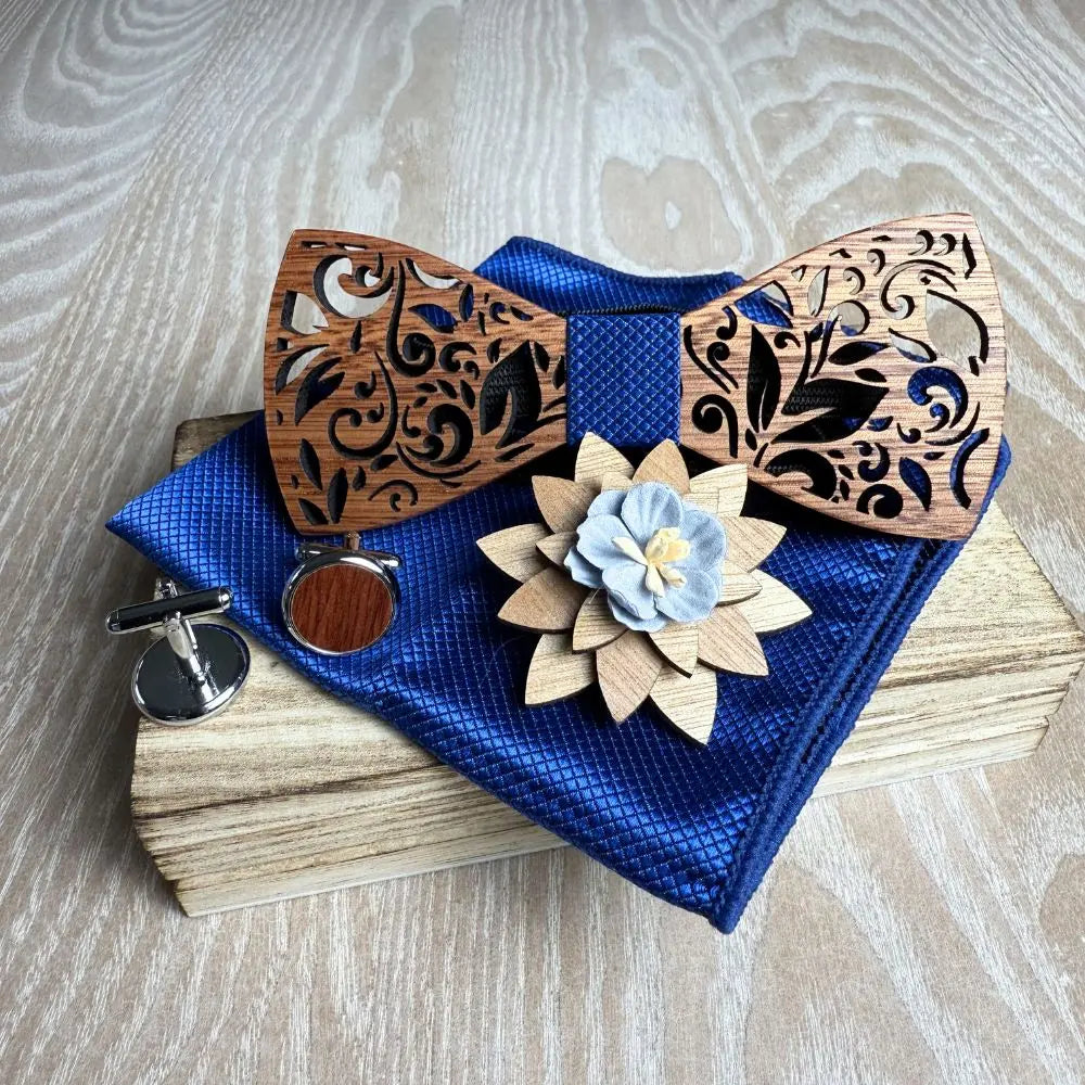 Coffret Noeud Papillon Bois - Reflet Charme Bois