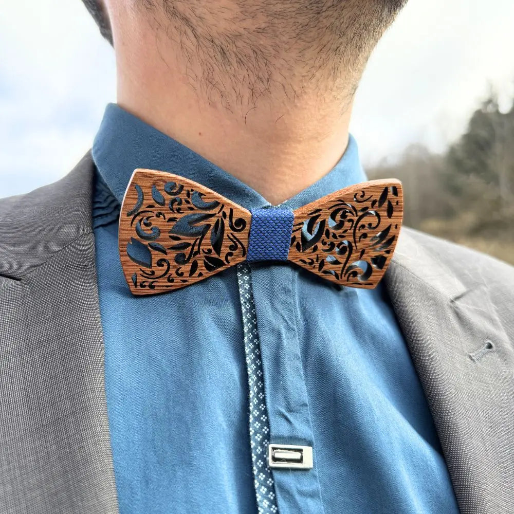 Coffret Noeud Papillon Bois - Lumina Charme Bois