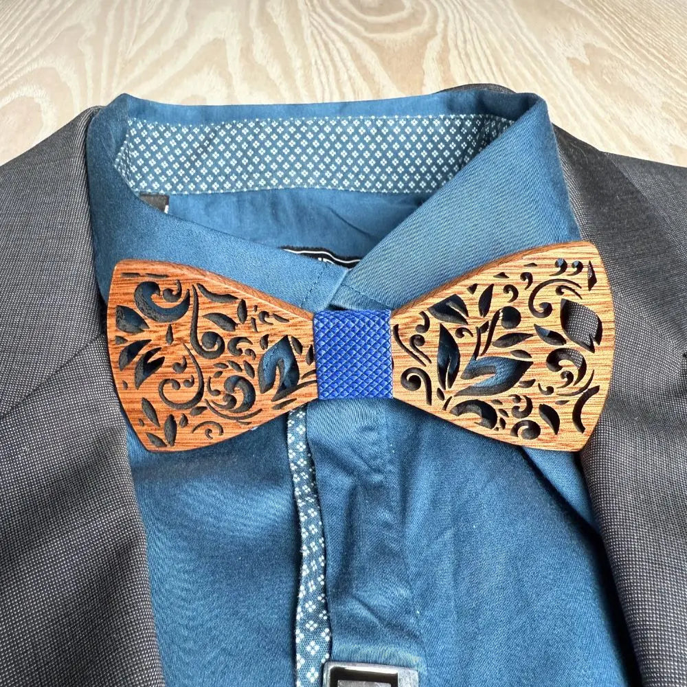 Coffret Noeud Papillon Bois - Reflet Charme Bois