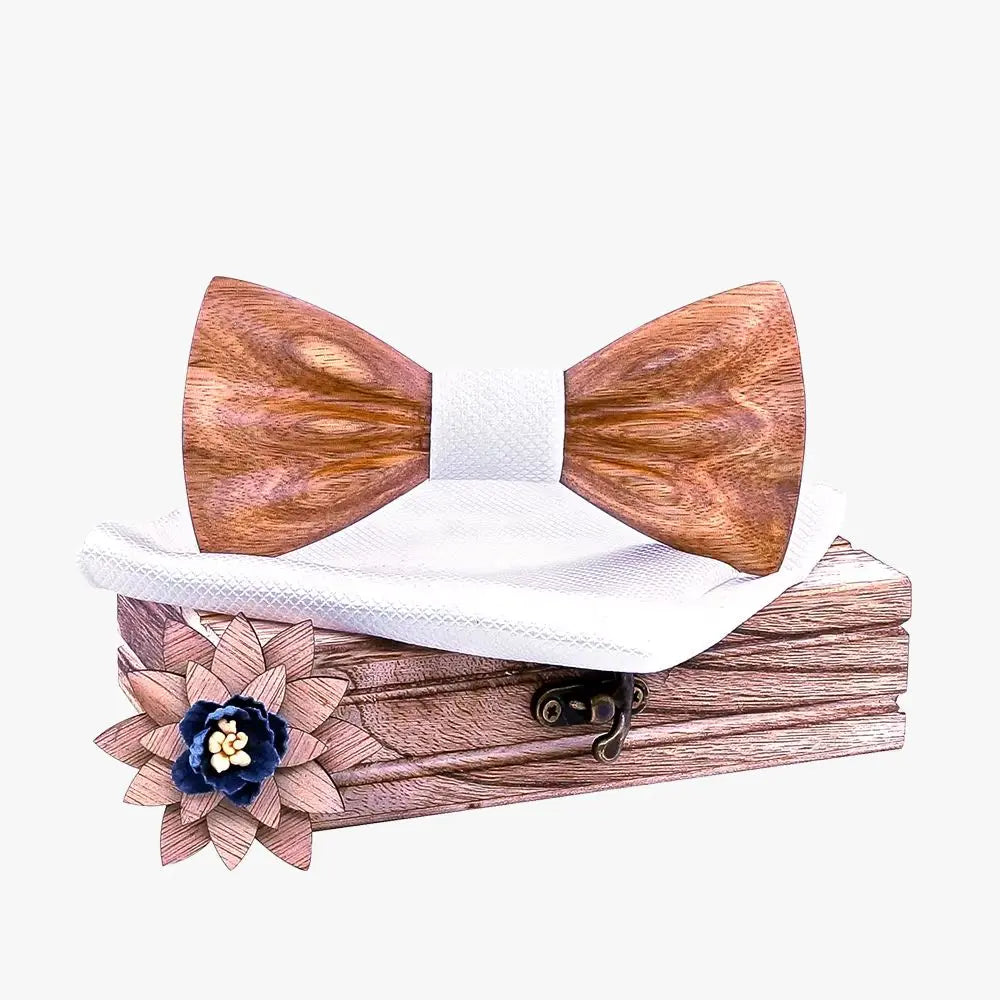 Coffret Noeud Papillon Bois - Libre Boutique Charme Bois