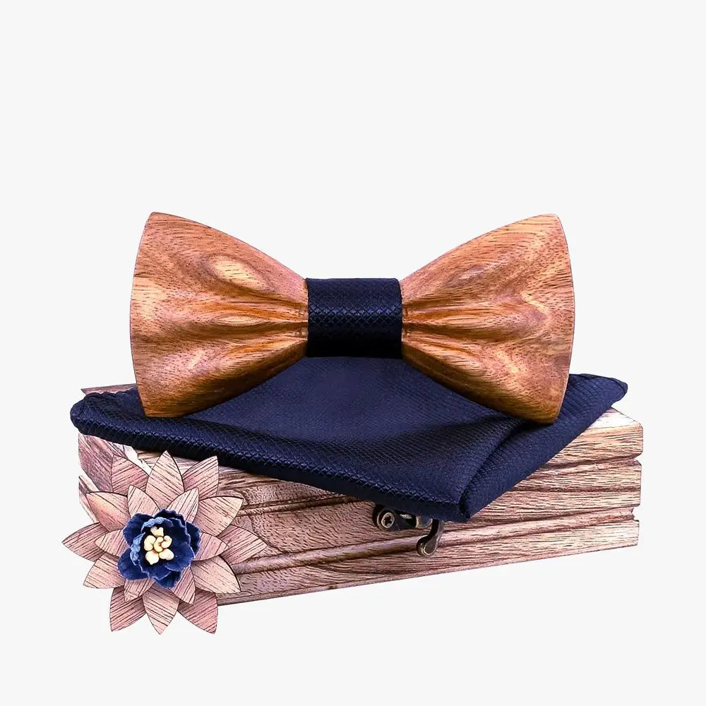 Coffret Noeud Papillon Bois - Libre Boutique Charme Bois