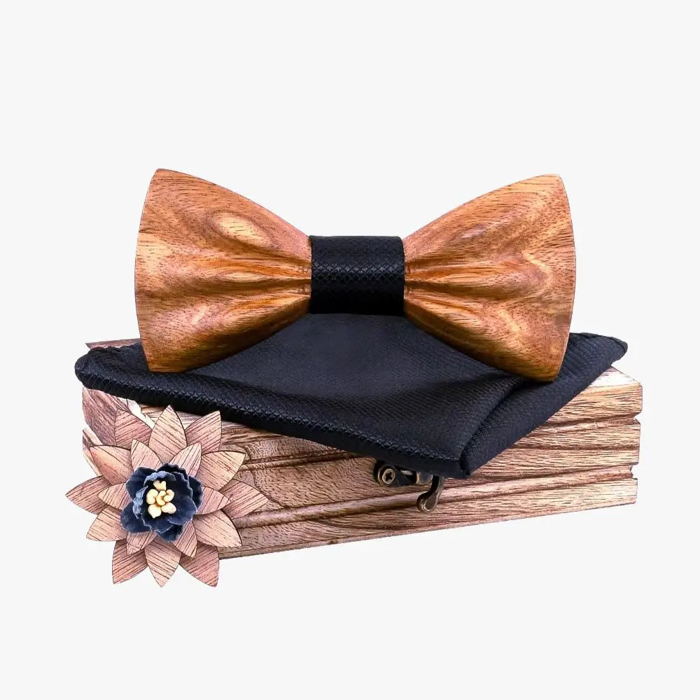 Coffret Noeud Papillon Bois - Libre Boutique Charme Bois