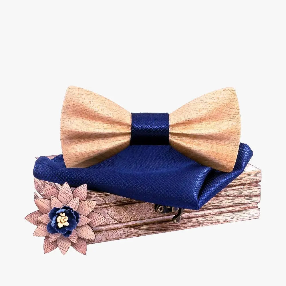 Coffret Noeud Papillon Bois - Naturel Boutique Charme Bois