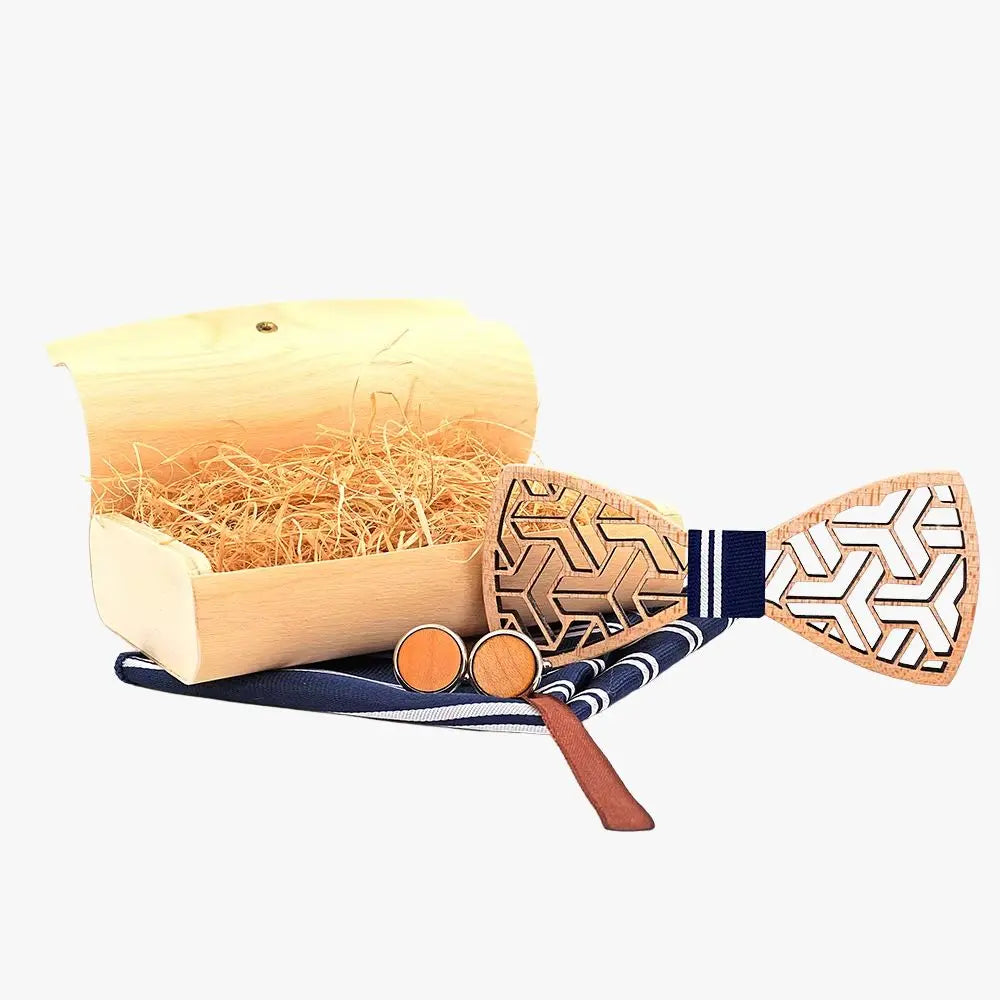 Coffret Noeud Papillon Bois - Évasion Charme Bois