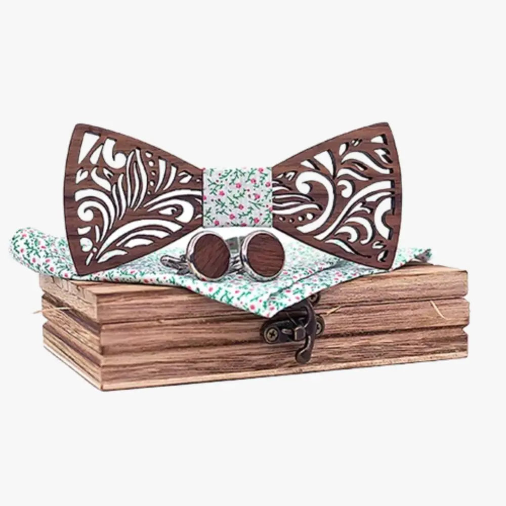 Coffret Noeud Papillon Bois - Serenità Charme-bois