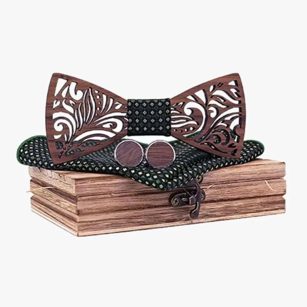 Coffret Noeud Papillon Bois - Serenità Charme-bois