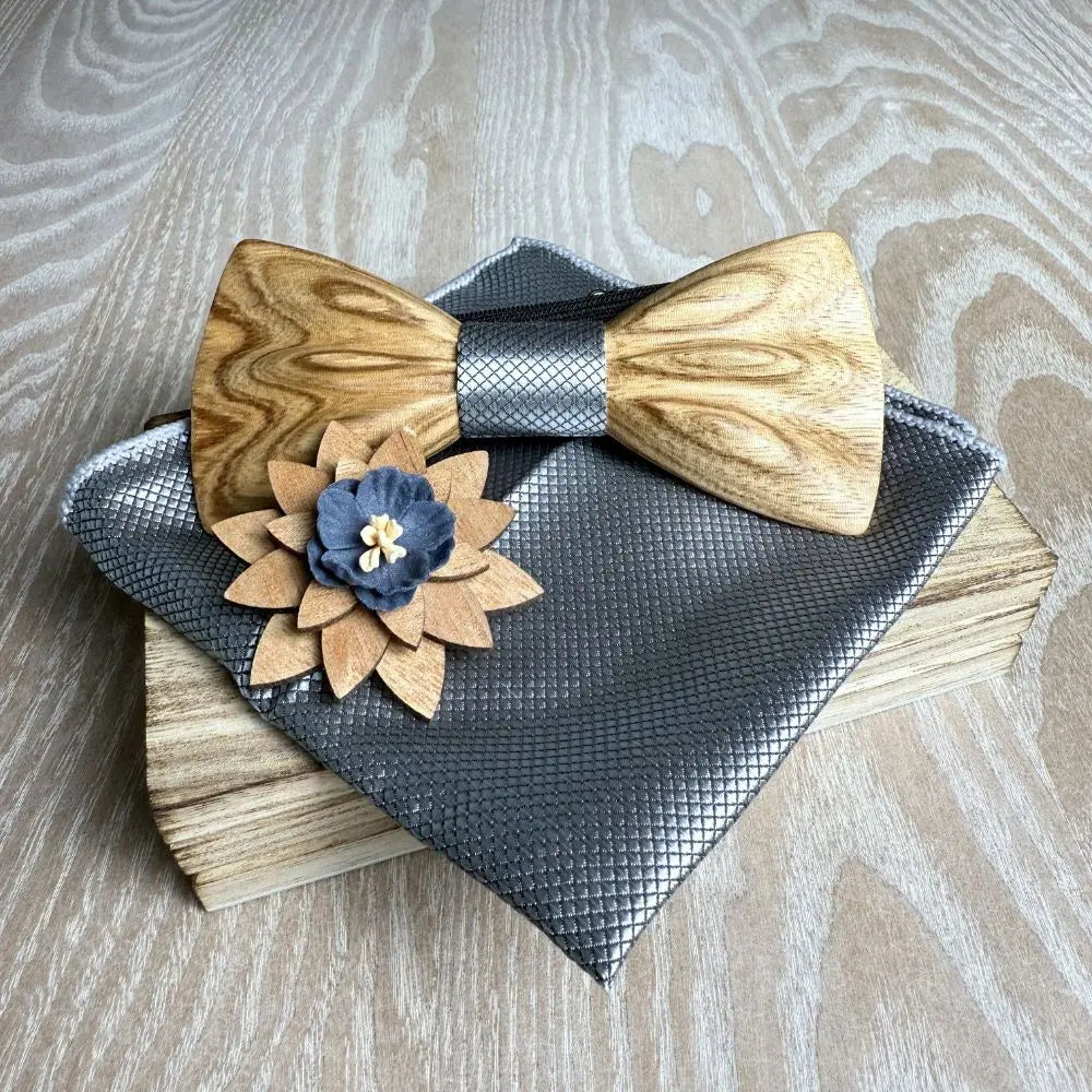 Coffret Noeud Papillon Bois - Libre Boutique Charme Bois
