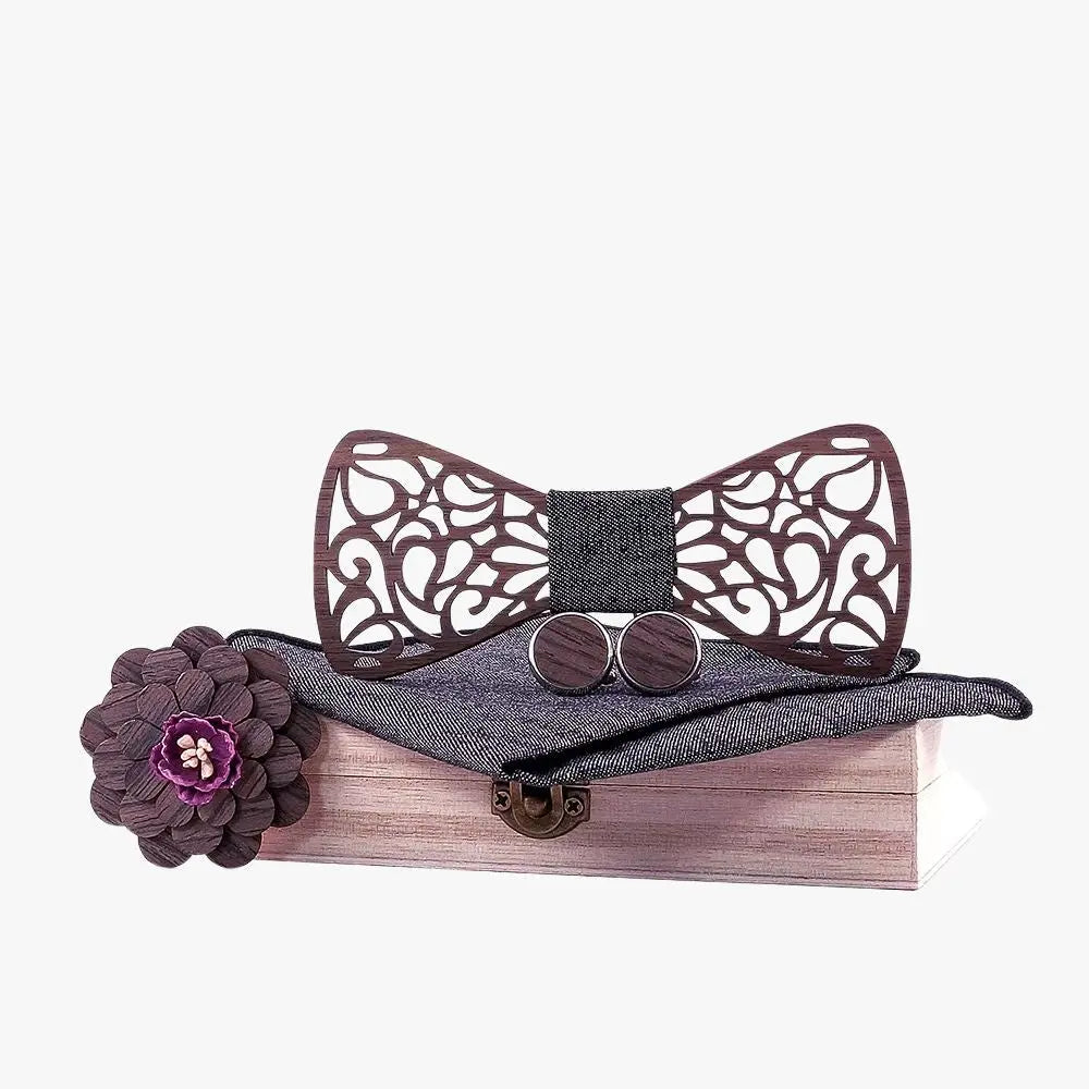 Coffret nœud papillon bois - Terre bohème Charme Bois