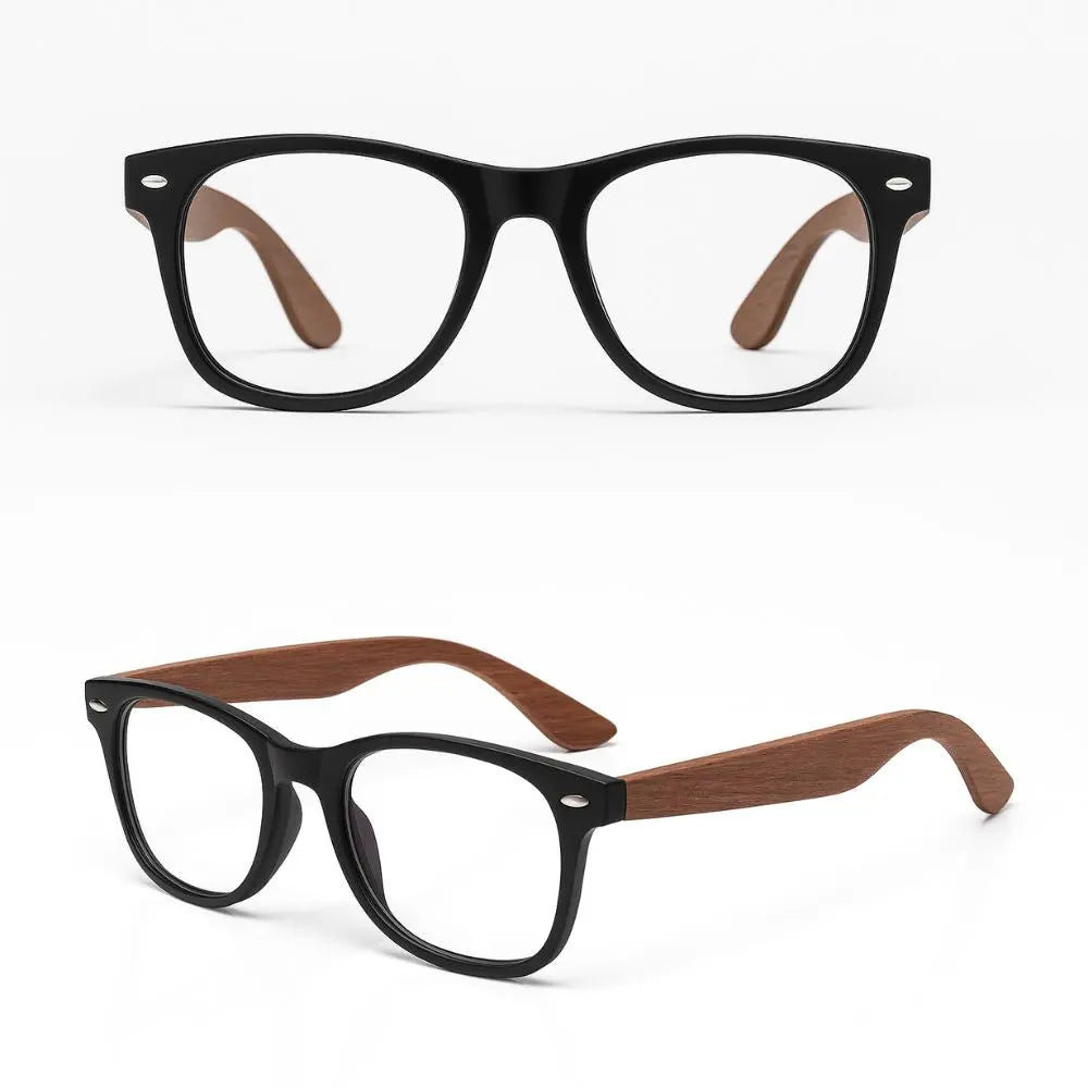Lunette Anti-Lumière Bleue en Bois - Nomade Charme Bois