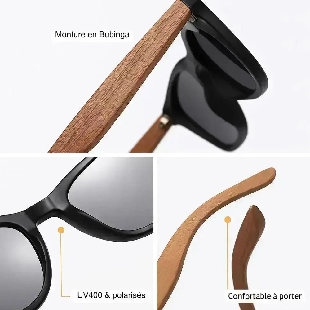 Lunette Anti-Lumière Bleue en Bois - Nomade Charme Bois