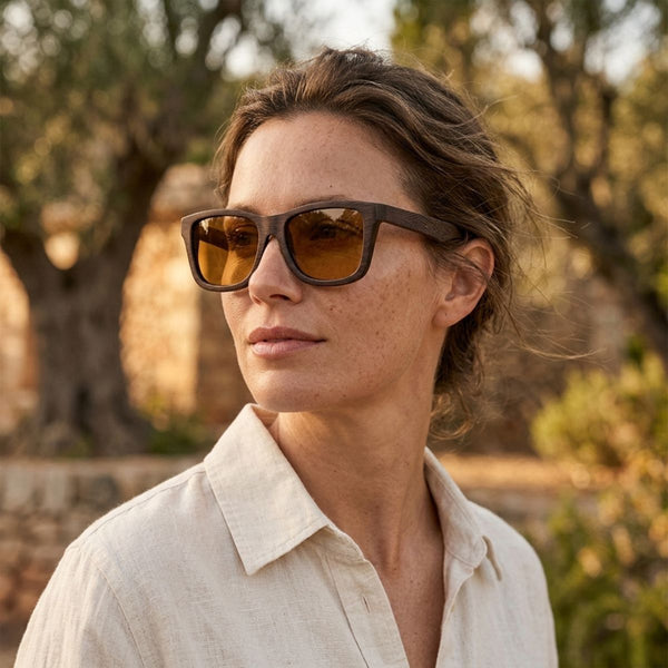 Lunette de Soleil en Bois UV400 - Désert Charme-bois