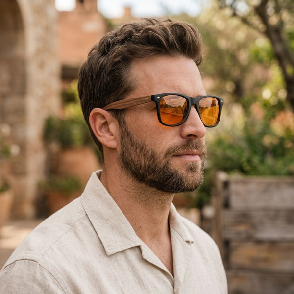 Lunette de Soleil en Bois UV400 - Explorer Charme Bois