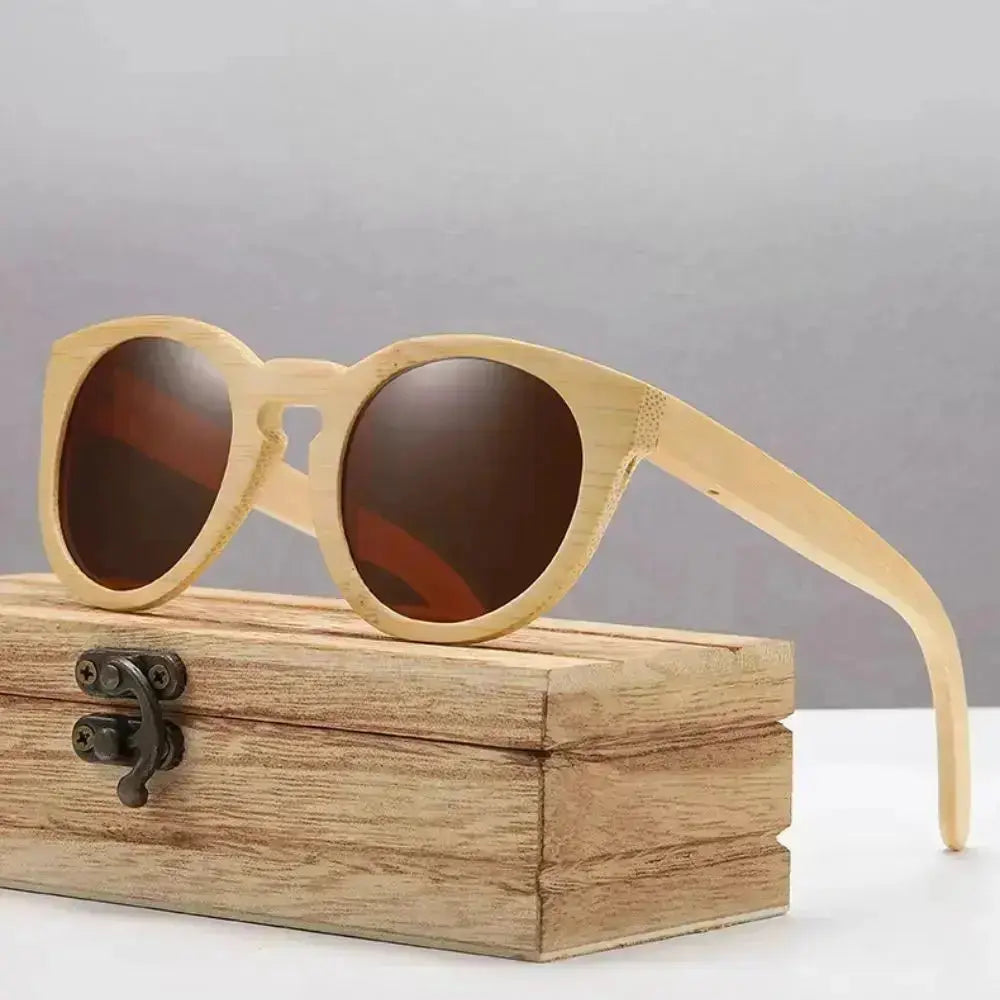 Lunette de Soleil en Bois UV400 - Liberté Charme-bois