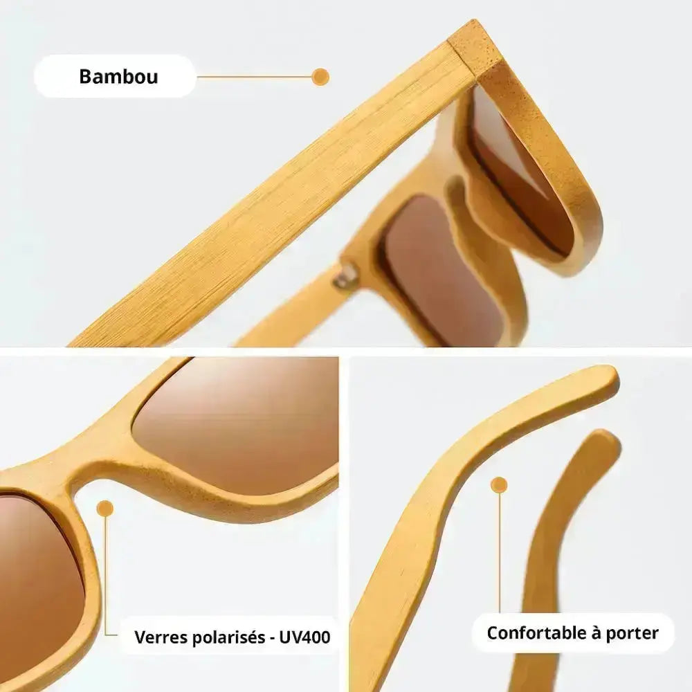 Lunette de Soleil en Bois - Traversée Charme-bois