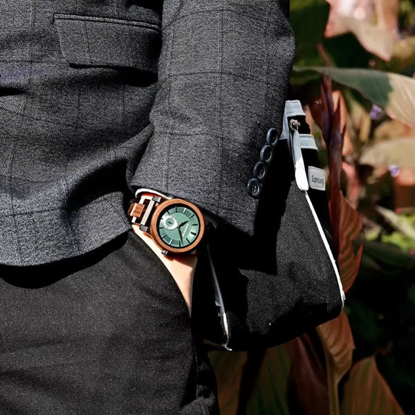 Montre en Bois - Corail Charme-bois