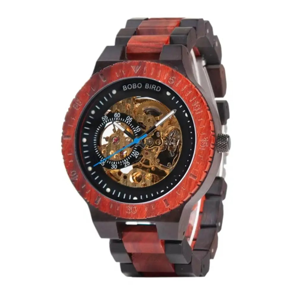Duo de Montre Automatique pour Couple Charme Bois