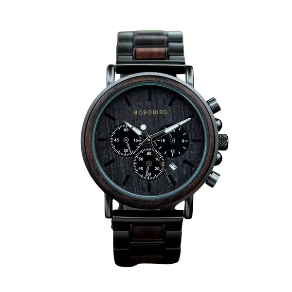 Montre en Bois Chronographe - Abysse Charme-bois