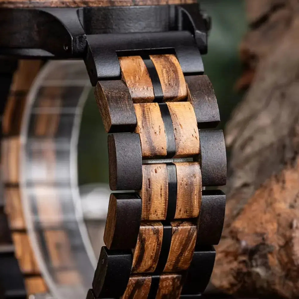 Montre en Bois Chronographe - Lagon Charme-bois