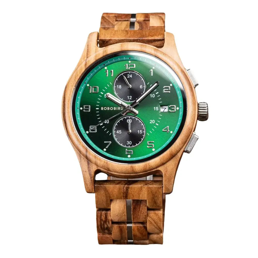 Montre en Bois Chronographe - Tsunami Charme-bois