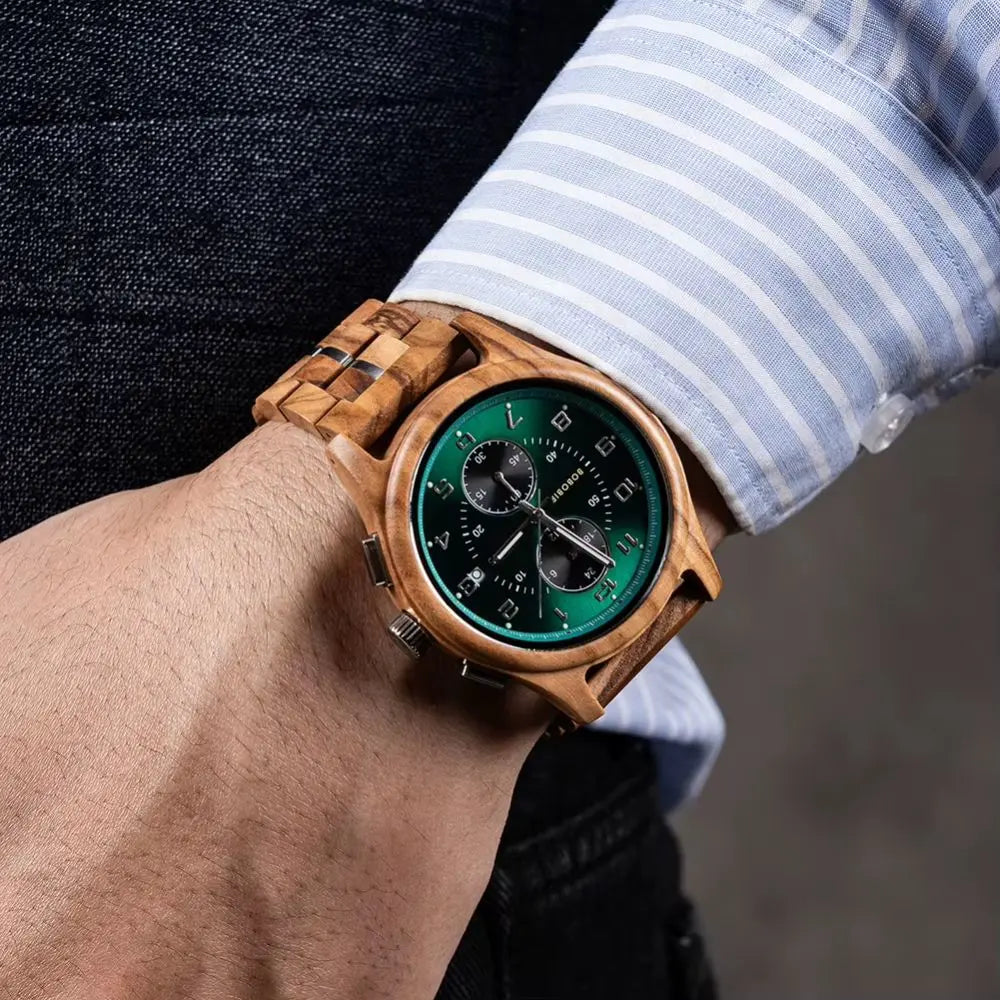 Montre en Bois Chronographe - Tsunami Charme-bois