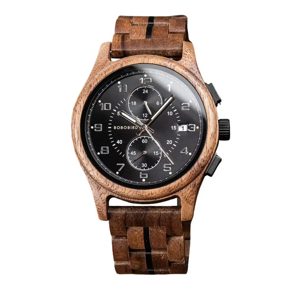 Montre en Bois Chronographe - Vortex Charme-bois