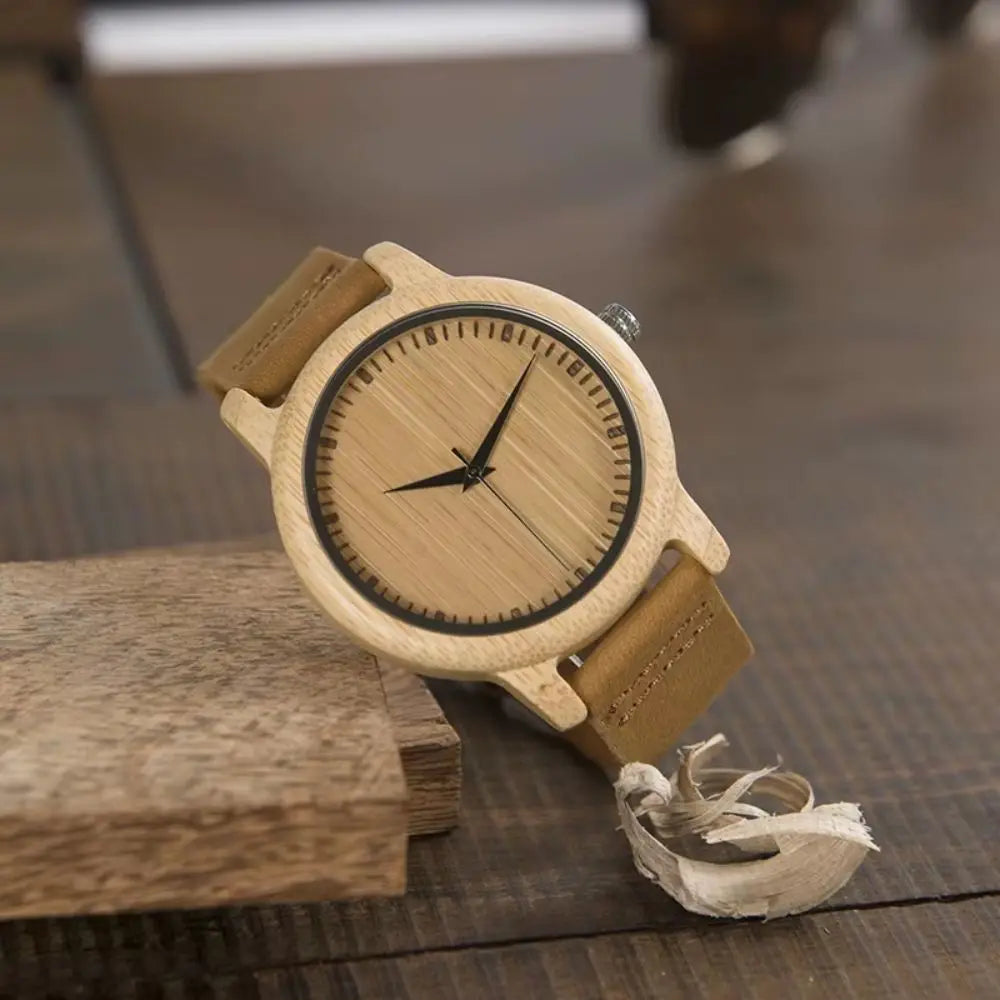 Duo de Montre pour Couple - Bambou Charme Bois