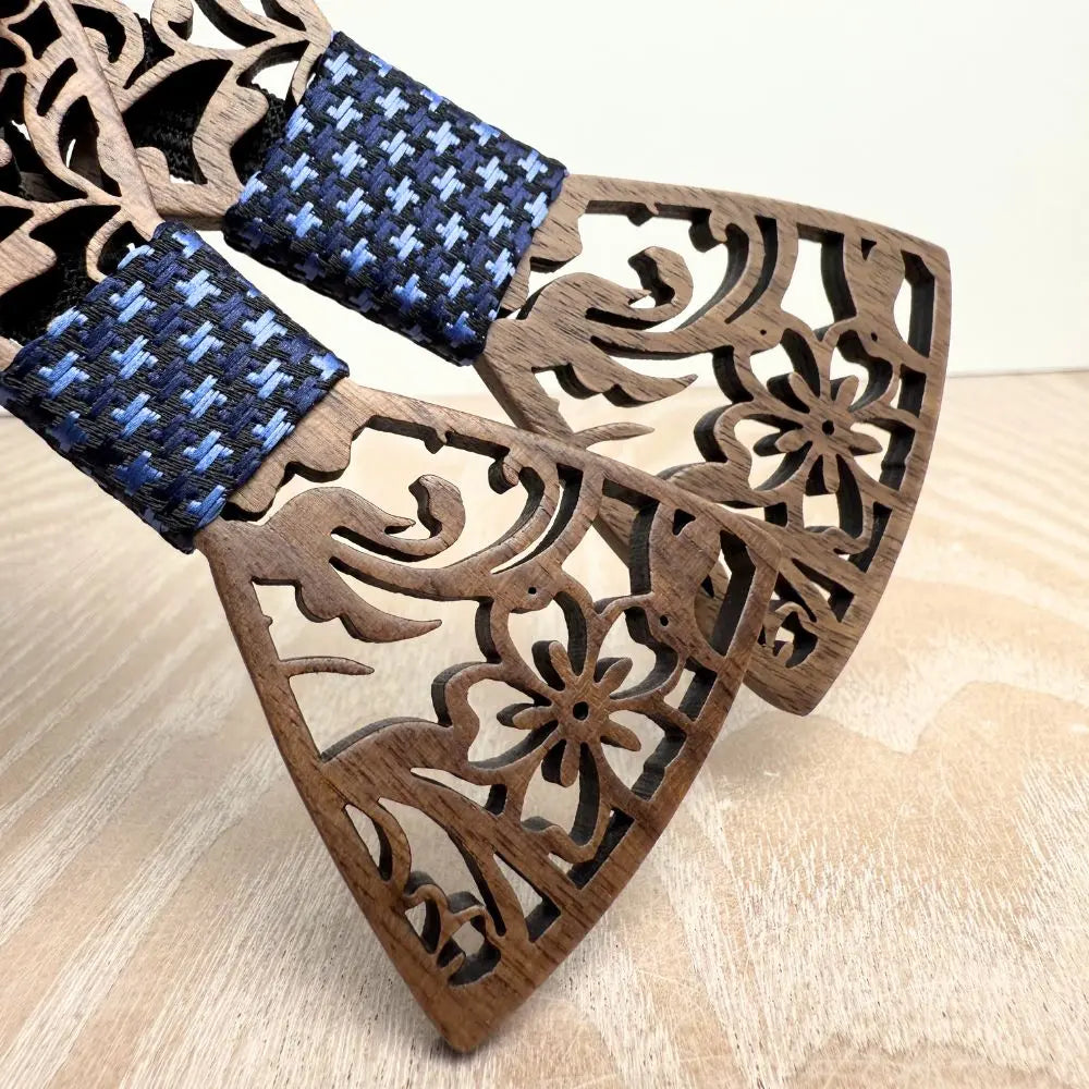 Noeud Papillon Bois Père et Fils - Héritage Charme Bois