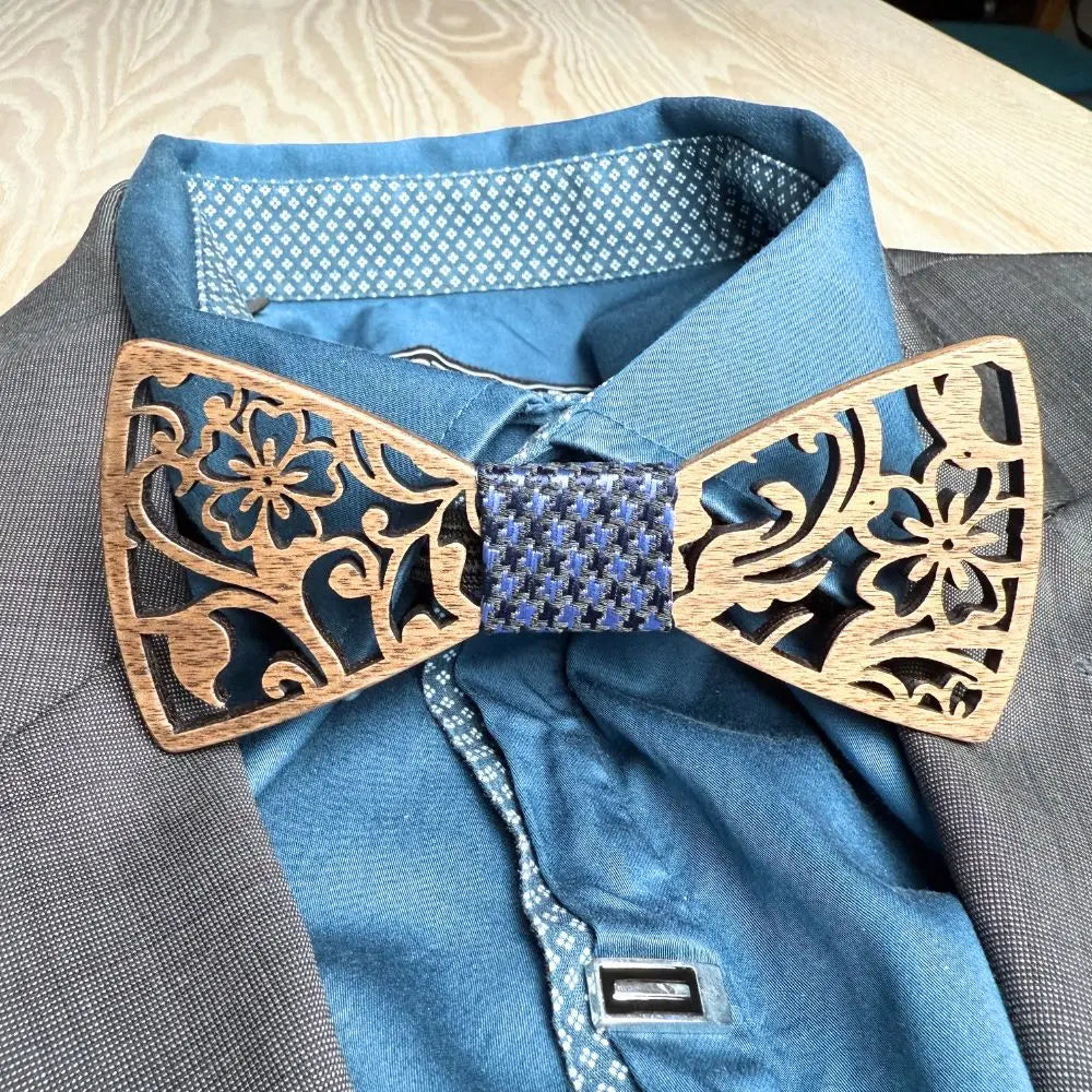 Noeud Papillon Bois Père et Fils - Héritage Charme Bois