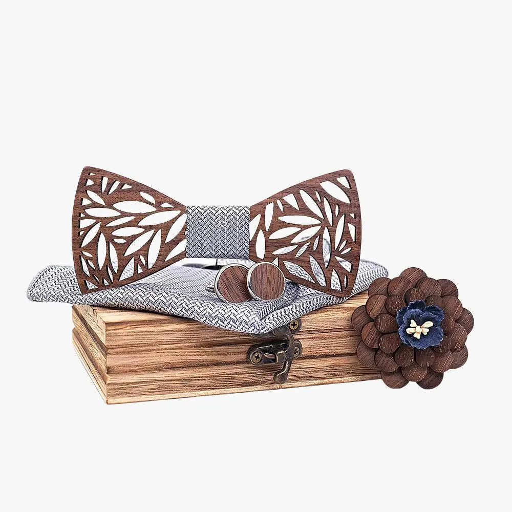 Coffret Noeud Papillon Bois- Rêverie Charme-bois