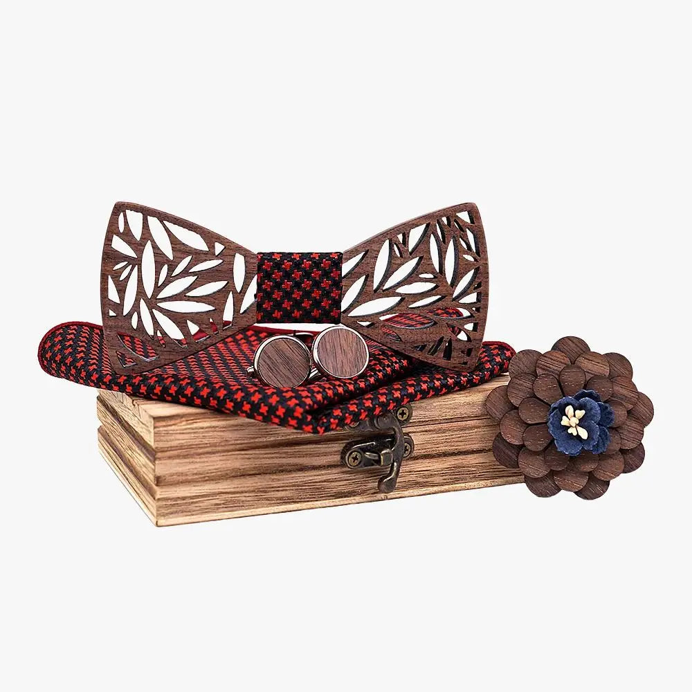 Coffret Noeud Papillon Bois- Rêverie Charme-bois