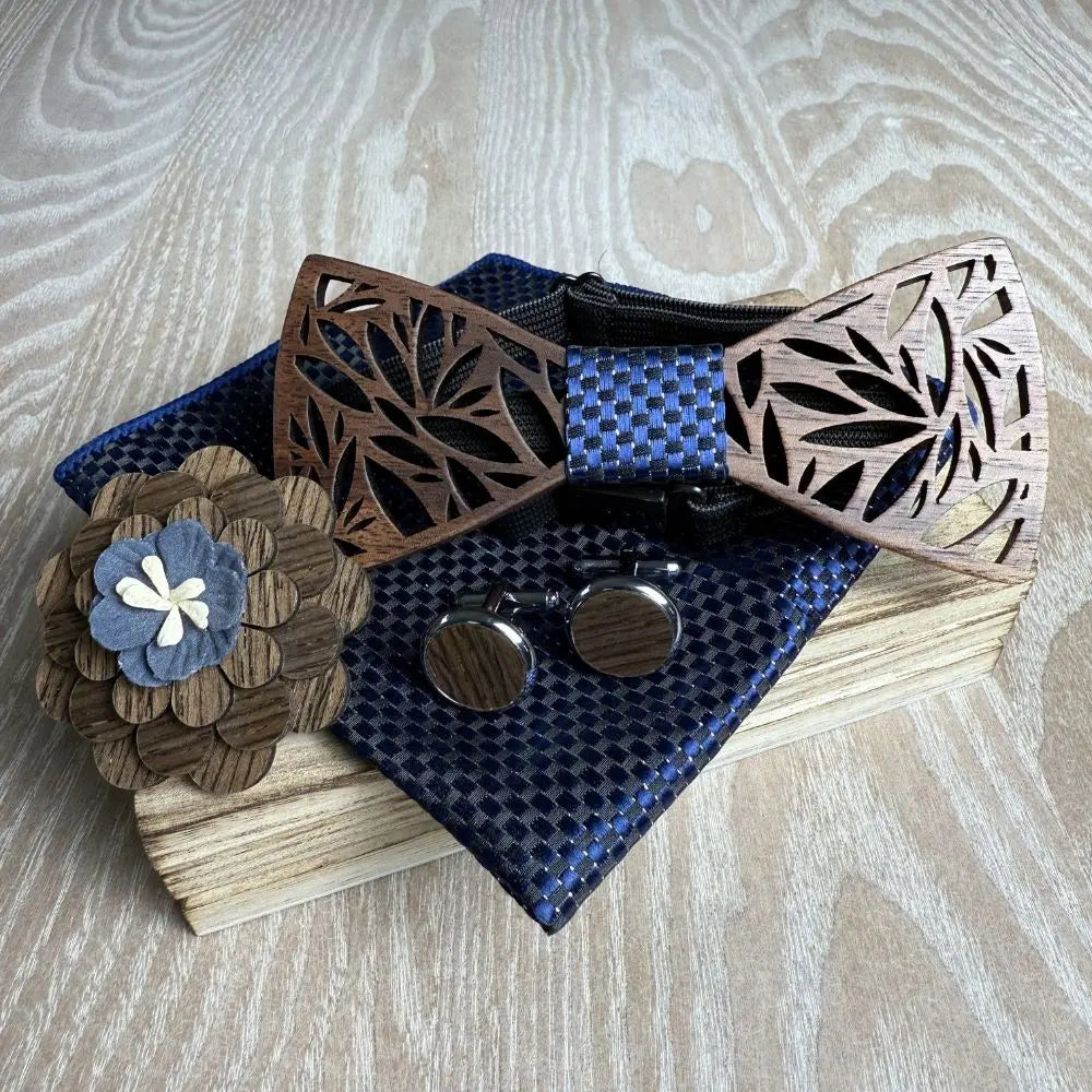 Coffret Noeud Papillon Bois- Rêverie Charme-bois