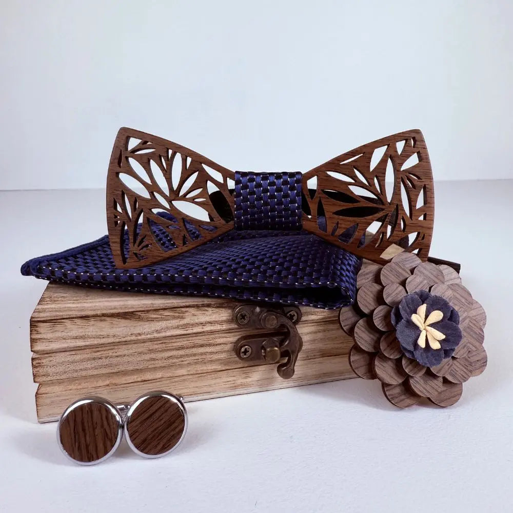 Coffret Noeud Papillon Bois- Rêverie Charme-bois