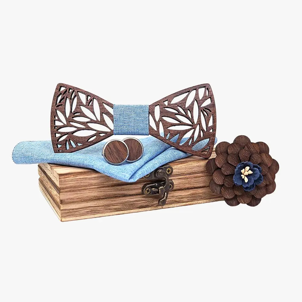 Coffret Noeud Papillon Bois- Rêverie Charme-bois