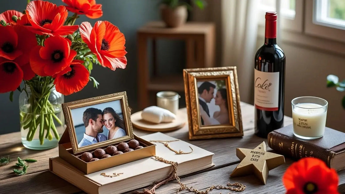 Découvrez nos 10 idées de cadeaux originales pour célébrer les noces de coquelicot. Que ce soit pour marquer une année de mariage ou pour faire plaisir à vos proches, trouvez l'inspiration parfaite pour témoigner de votre amour 