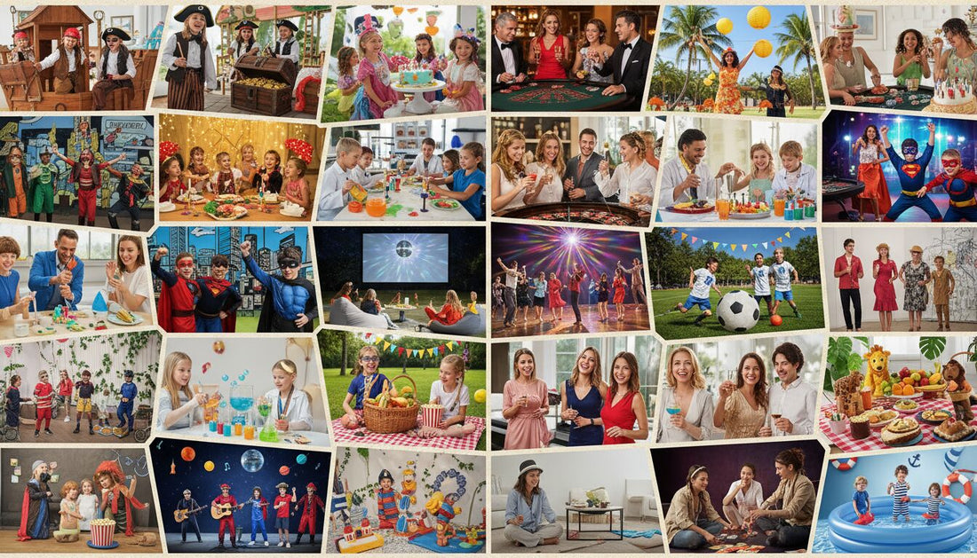 Découvrez 20 thèmes d'anniversaire originaux pour enfants et adultes, idéals pour rendre vos fêtes mémorables et unique en leur genre.