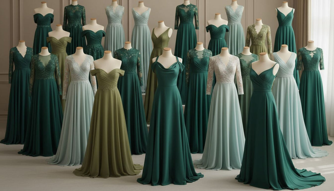 Découvrez 30 robes vertes élégantes parfaites pour un mariage, alliant style et raffinement pour une tenue impeccable lors de cette occasion spéciale.