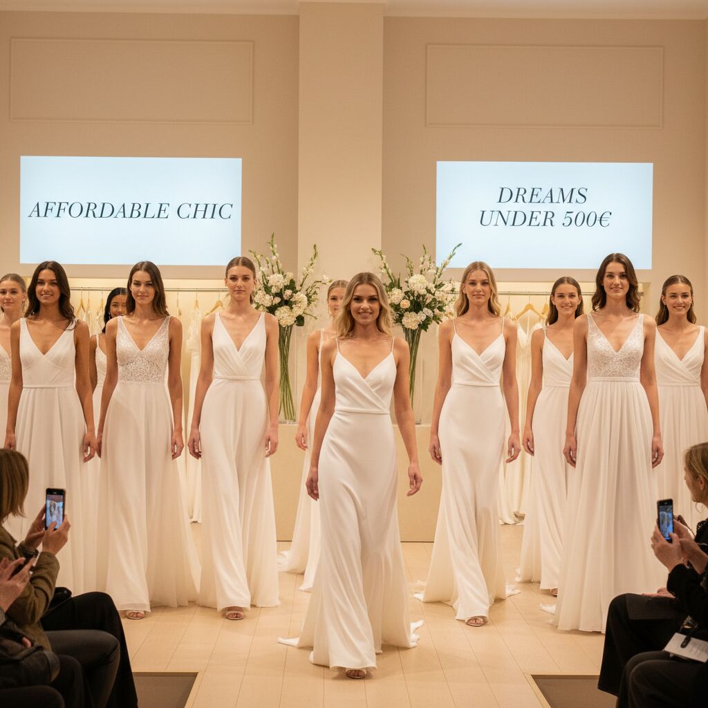 Découvrez 42 robes de mariée simples et élégantes à moins de 500€, alliant style et budget maîtrisé pour un jour inoubliable.