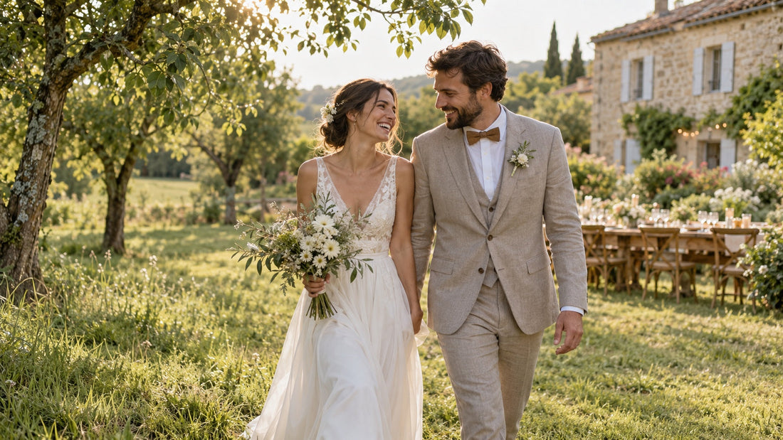 Mariage champêtre : choisir un photographe au style naturel Charme-bois